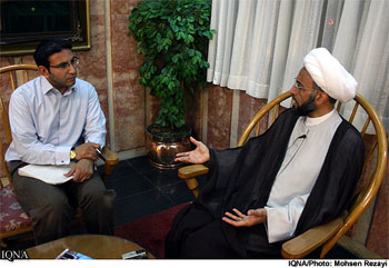 لقاء الشيخ مع وكالة الأنباء الإيرانية كونا